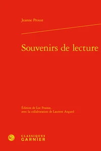 Souvenirs de lecture
