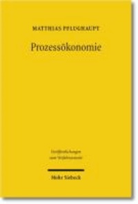 Prozessökonomie - Verfassungsrechtliche Anatomie und Belastbarkeit eines gern bemühten Arguments.