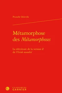 Métamorphose des Métamorphoses