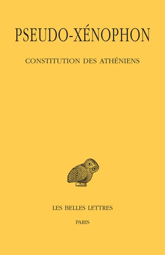  Pseudo-Xénophon - Constitution des Athéniens.