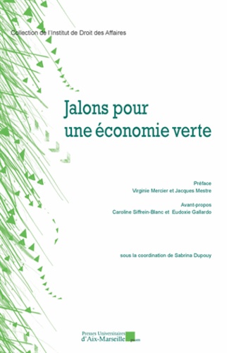  PU Aix-Marseille - Jalons pour une économie verte.