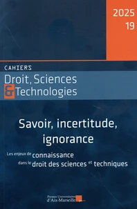 Savoir, incertitude, ignorance