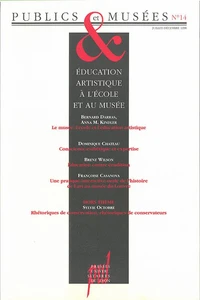 Education artisitique à l'école et au musée
