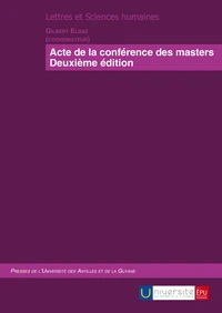 Acte de la conférence des masters