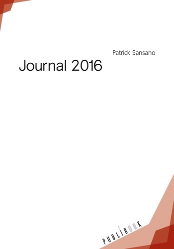 Patrick Sansano - Journal 2016.
