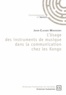 Jean-Claude Moussoki - L'usage des instruments de musique dans la communication chez les Kongo.