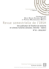 Revue semestrielle de l'IRSH N° 19, 2016/2017