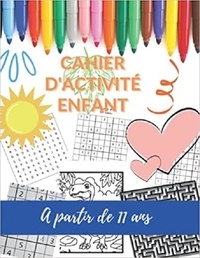 Publishi Independant - Cahier d'activité enfant A partir de 11 ans - Mots mêlés | coloriages | labyrinthes | Sudoku.