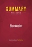 Publishing Businessnews - Summary: Blackwater - Review and Analysis of Jeremy Scahill's Book.