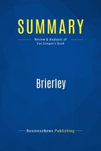 Publishing Businessnews - Summary: Brierley - Review and Analysis of Van Dongen's Book.