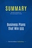 Publishing Businessnews - Summary: Business Plans that Win $$$ - Review and Analysis of Rich and Gumpert's Book.
