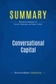 Publishing Businessnews - Summary: Conversational Capital - Review and Analysis of Cesvet, Babinsky and Alper's Book.