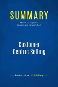 Summary: Customer Centric Selling
