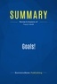 Publishing Businessnews - Summary: Goals! - Review and Analysis of Tracy's Book.