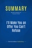Publishing Businessnews - Summary: I'll Make You an Offer You Can't Refuse - Review and Analysis of Franzese's Book.