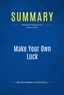 Publishing Businessnews - Summary: Make Your Own Luck - Review and Analysis of Kash's Book.
