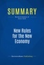 Publishing Businessnews - Summary: New Rules for the New Economy - Review and Analysis of Kelly's Book.