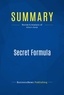 Publishing Businessnews - Summary: Secret Formula - Review and Analysis of Allen's Book.