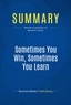 Publishing Businessnews - Summary: Sometimes You Win, Sometimes You Learn - Review and Analysis of Maxwell's Book.