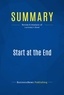 Publishing Businessnews - Summary: Start at the End - Review and Analysis of Lavinsky's Book.