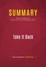 Publishing Businessnews - Summary: Take It Back - Review and Analysis of James Carville and Paul Begala's Book.