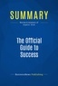 Publishing Businessnews - Summary: The Official Guide to Success - Review and Analysis of Hopkins' Book.