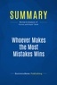 Publishing Businessnews - Summary: Whoever Makes the Most Mistakes Wins - Review and Analysis of Farson and Keyes' Book.