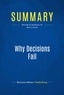 Publishing Businessnews - Summary: Why Decisions Fail - Review and Analysis of Nutt's Book.