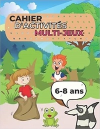 Publishing Independent - Cahier d'activités multi-jeux 6-8 ans - Coloriages dinosaure | mots mêlés | sodoku &amp; labyrinthes.