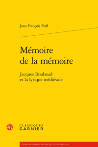 Mémoire de la mémoire