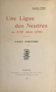 Une ligue des neutres au XVIIIe siècle (1780)