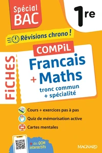 Français + Maths tronc commun + spécialité 1re