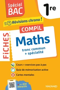 Maths tronc commun + spécialité 1re