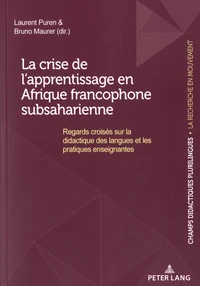 La crise de l'apprentissage en Afrique francophone subsaharienne