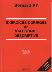 Exercices corrigés de statistique descriptive