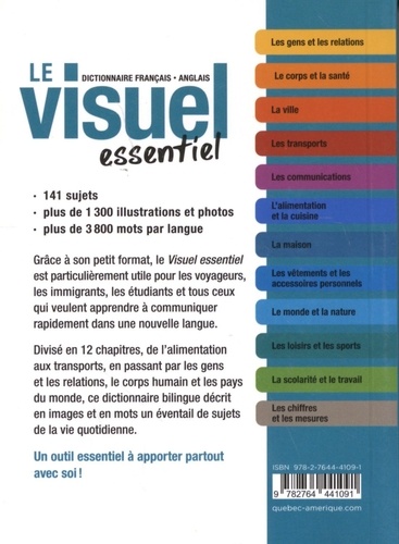 Le visuel essentiel. Dictionnaire français-anglais