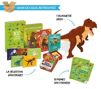 Colis dinosaures 26 exemplaires + primes + décor - Juillet 2026
