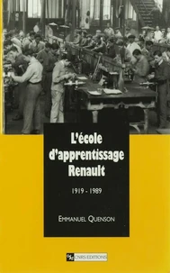 L'Ecole D'Apprentissage Renault 1919-1989
