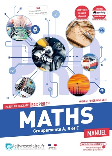 Quentin Cros - Maths Tle Bac Pro - Groupements A, B et C - Manuel collaboratif.