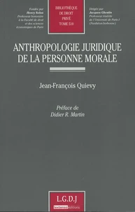 Anthropologie juridique de la personne morale