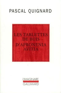 Les Tablettes de buis d'Apronenia Avitia