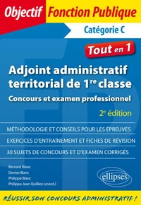 Adjoint administratif territorial de 1re classe Catégorie C