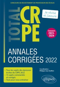 Annales corrigées du CRPE 2022