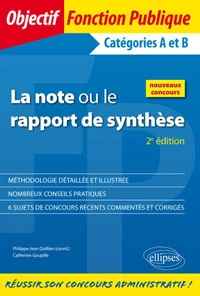 La note ou le rapport de synthèse
