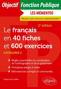 Le français en 40 fiches et 600 exercices