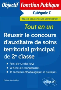 Réussir le concours d’auxiliaire de soins territorial principal de 2e classe Catégorie C