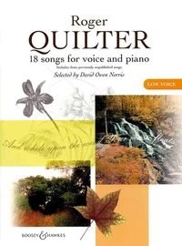 18 Songs for low voice and piano