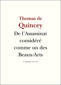 De l'assassinat considéré comme un des Beaux-Arts