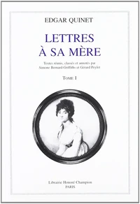 Lettres à sa mère