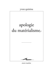Apologie du matérialisme